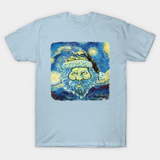 Santa Van Gogh Style T-Shirt